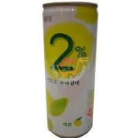 樂(lè)天2%檸檬味飲料/240ml