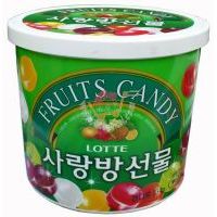 韓國樂天愛心彩果糖209g