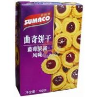 素瑪哥曲奇餅干(藍莓果醬風味)100克