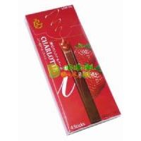 樂天夾心巧克力條(草莓)4本入