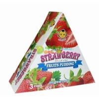 味覺牛奶布丁三角形(草莓味)(130gX3杯)