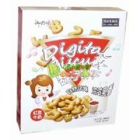 御之味數(shù)字餅干(紅豆牛奶味)300克