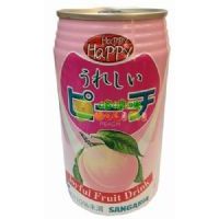 日本新加利亞開心水蜜桃汁350ml